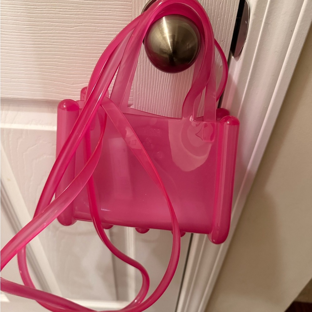 Pink Transparent Women's Bag